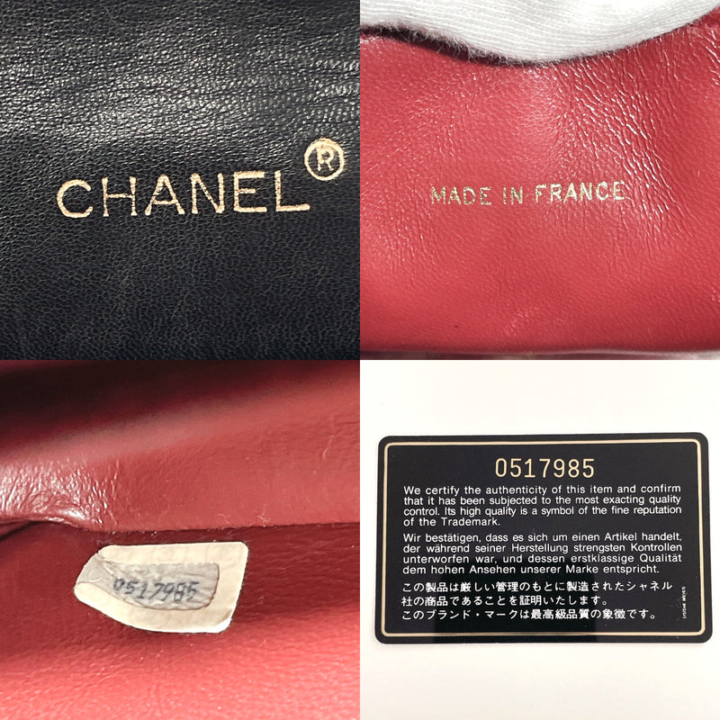 CHANEL Shoulder Bag Novelty Black With storage bag Japan Free Shipping