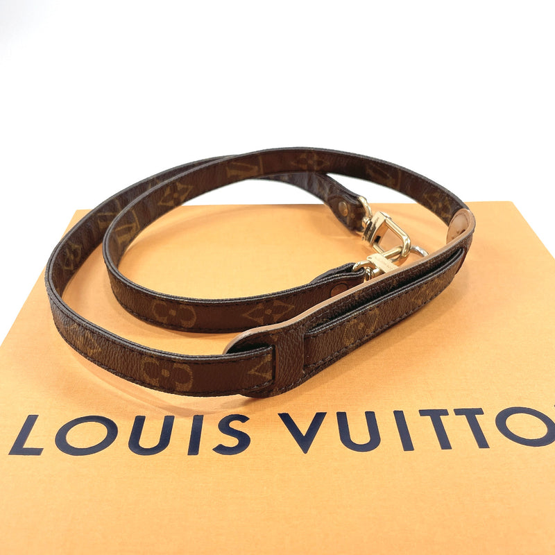 LOUIS VUITTON Shoulder strap Monogram canvas Brown unisex Used –