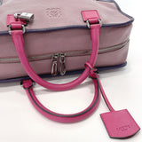 LOEWE Handbag 352.35AA22 Amazona 36 tricolor leather purple purple Women Used