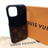 LOUIS VUITTON Other accessories M69094 iphone case Bumper 11 PRO Monogram canvas/leather Brown Brown unisex Used