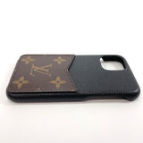 LOUIS VUITTON Other accessories M69094 iphone case Bumper 11 PRO Monogram canvas/leather Brown Brown unisex Used