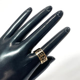 FENDI Ring 8AH115B08F0CFK Logo ring steel #14(JP Size) gold Women Used