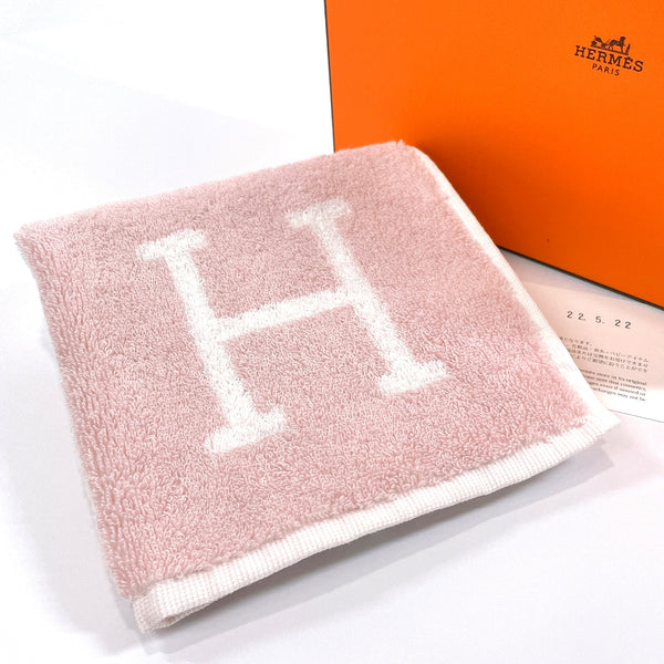 HERMES towel Avalon cotton pink pink unisex New