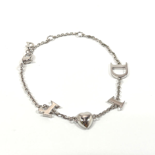 Dior bracelet logo metal Silver Women Used