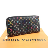 LOUIS VUITTON purse M60243 Zippy wallet Monogram multicolor multicolor multicolor unisex Used