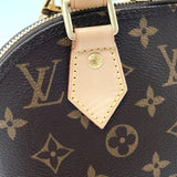 LOUIS VUITTON Monogram Alma BB Hand Shoulder Bag Leather Brown M53152  90194285