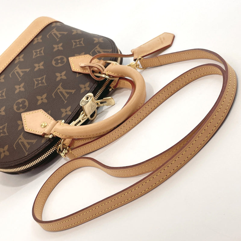 Beautiful Louis Vuitton Speedy bag 30 Dark brown Leather Cloth ref