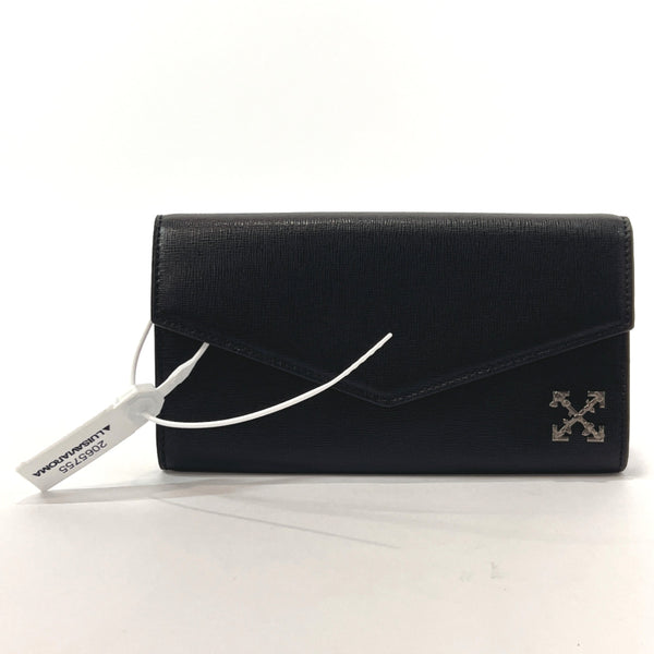 OFF-WHITE purse SCULPTURE leather Black mens Used