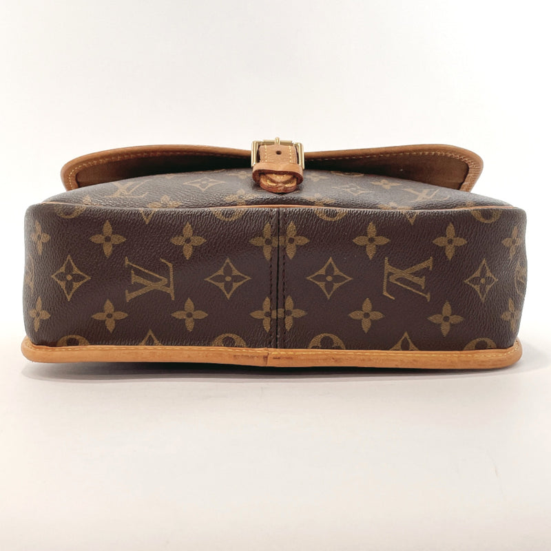 Louis Vuitton Sologne Handbag Monogram Canvas Brown