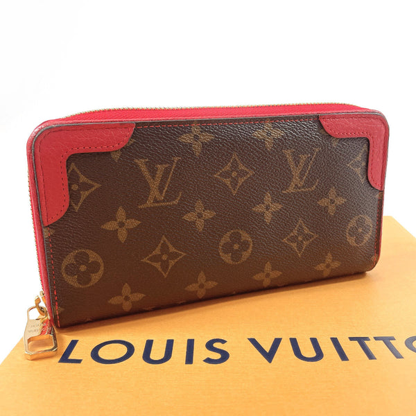 LOUIS VUITTON purse M61854 Zippy wallet Retiro Monogram canvas Brown Women Used