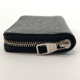 LOUIS VUITTON coin purse M32832 zip around purse Taiga Black unisex Used