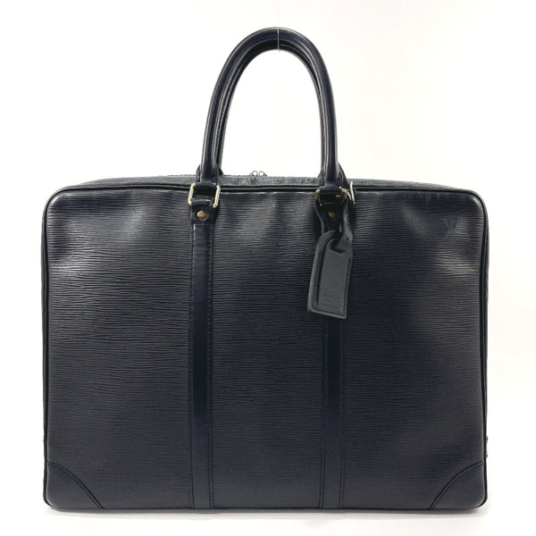 LOUIS VUITTON Business bag M40321 Porto Documan-Voyage Epi Leather Black mens Used