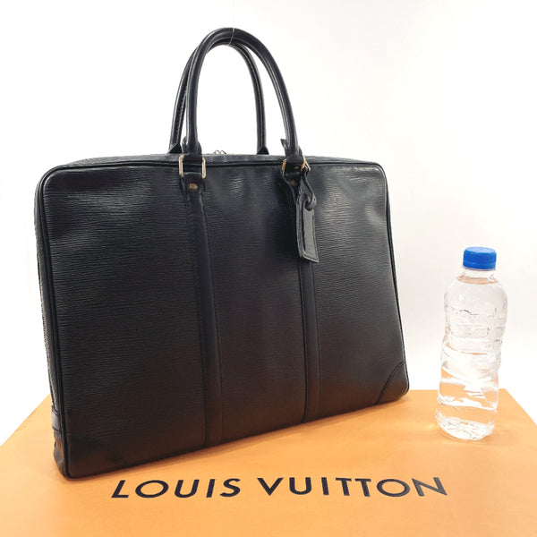 LOUIS VUITTON Business bag M40321 Porto Documan-Voyage Epi Leather Black mens Used