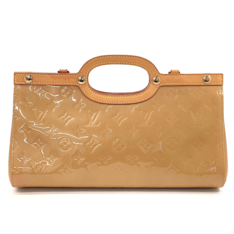 Louis Vuitton Monogram Vernis Roxbury Drive M91372 Beige Leather
