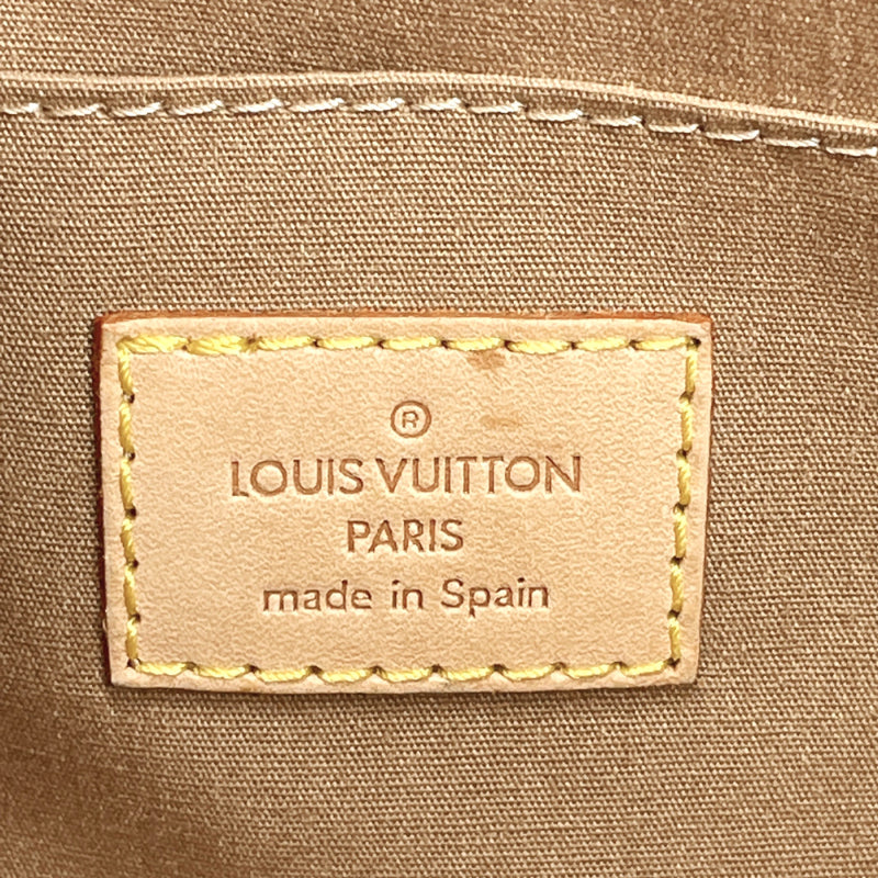 Louis Vuitton Monogram Vernis Roxbury Drive M91372 Beige Leather
