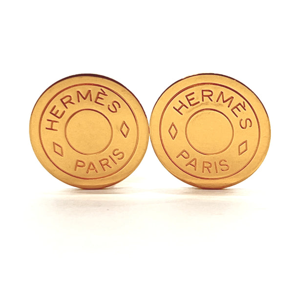 HERMES Earring Serie metal gold Women Used