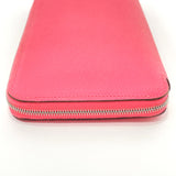 HERMES purse Azap long silk in Epsom pink Women Used
