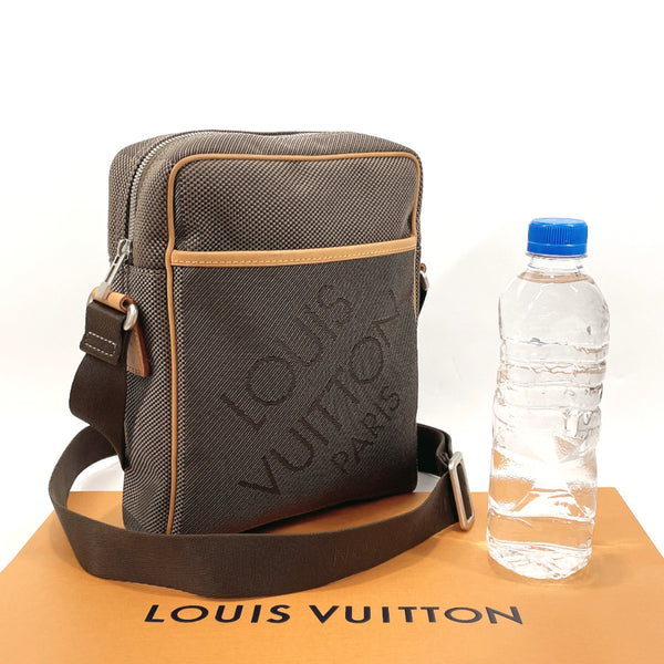 LOUIS VUITTON Shoulder Bag M93041 Sitadan Damier Jean Canvas khaki khaki mens Used