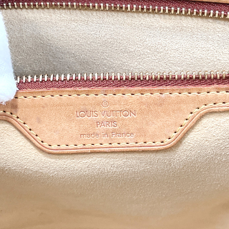 LOUIS VUITTON BABYLONE Shoulder Bag Monogram Leather Brown France