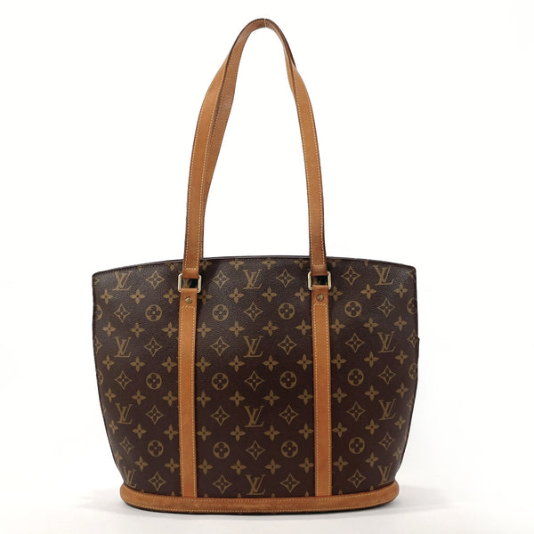 Louis Vuitton Tote Large Brown Monogram Canvas Babylon Handbag Shoulder  Purse