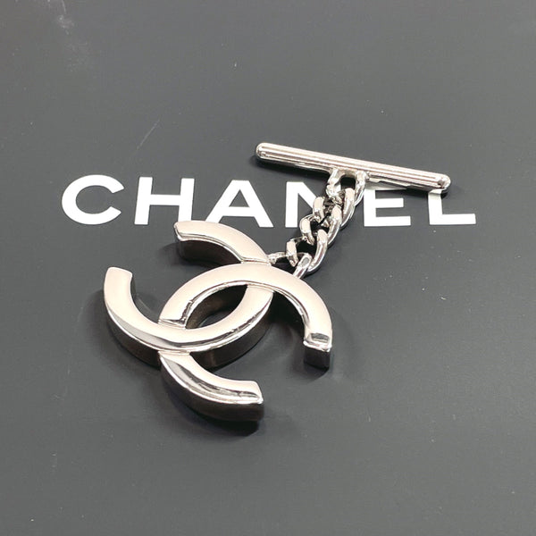 CHANEL charm bag charm Paris Biarritz COCO Mark metal Silver Women Used