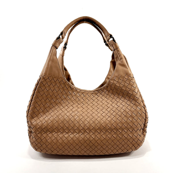 BOTTEGAVENETA Handbag Intrecciato Campana leather beige unisex Used