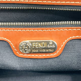 FENDI Handbag Pecan PVC/leather Brown Brown Women Used