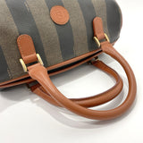 FENDI Handbag Pecan PVC/leather Brown Brown Women Used