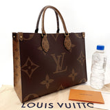 Original Copy Louis Vuitton M45321 OnTheGo MM Tote Bag Monogram and  Monogram Reverse Coated Canvas
