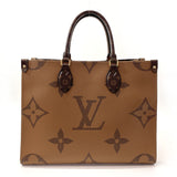 LOUIS VUITTON LOUIS VUITTON On the Go MM Tote Bag M45321 Monogram Giant  canvas Brown Used LV M45321