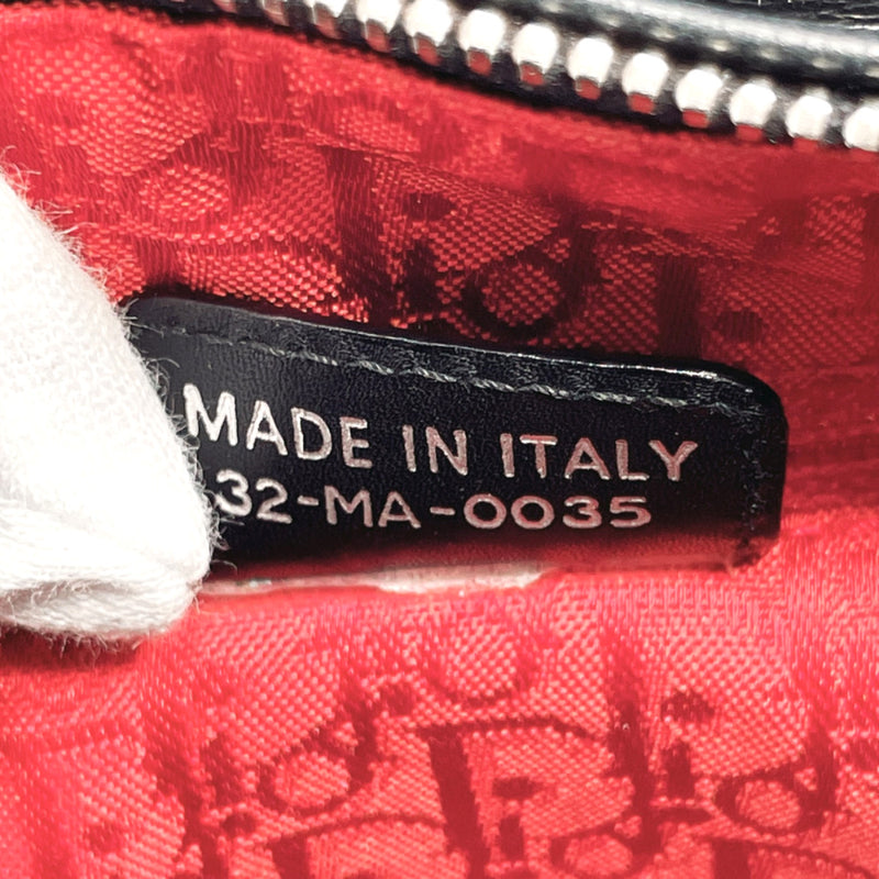 Dior Handbag 32-MA-0035 Canage Lady Dior leather Black Women Used