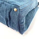 PRADA Tote Bag B1877G Canapa denim blue Women Used