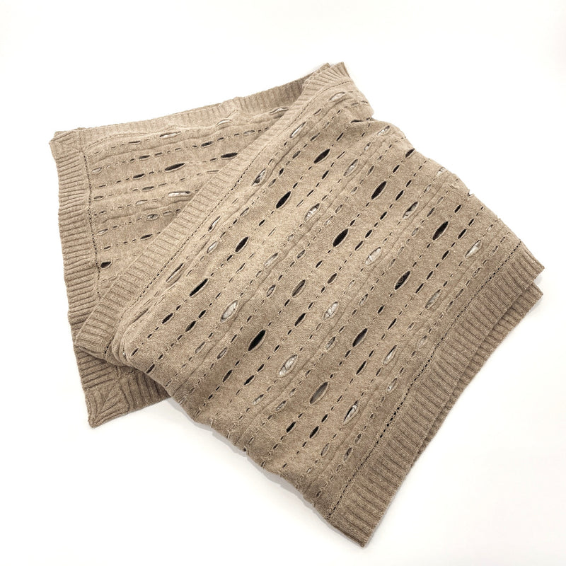 LOUIS VUITTON Scarf wool Brown Women Used