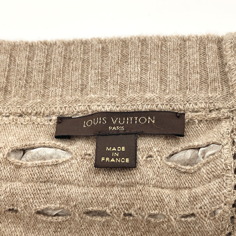 LOUIS VUITTON Scarf wool Brown Women Used