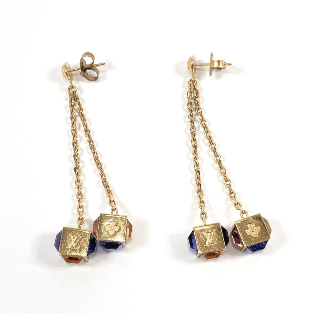 Louis Vuitton, Jewelry, Louis Vuitton Bookle Dreille Gamble Earrings  M66673 Silver Metal Womens Loui