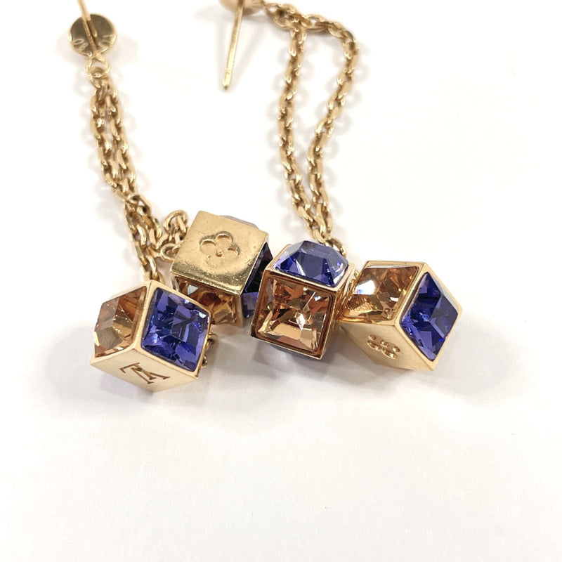 Louis Vuitton Gamble Multi Color Crystals Gold Tone Metal Long Necklace.  Louis Vuitton