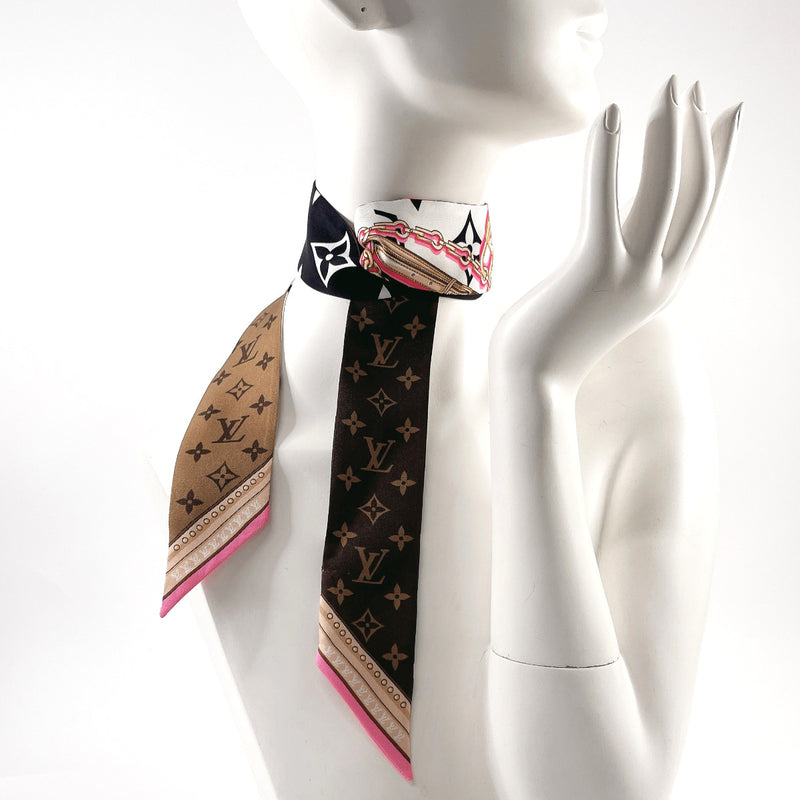 LOUIS VUITTON scarf M76676 Bando BB Ultimate silk Brown Women Used –