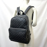 LOUIS VUITTON Backpack Daypack N40306 Damier Infini Black Black mens Used