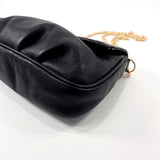 FENDI Shoulder Bag 8M0276 ChainShoulder 2WAY leather Black Women Used