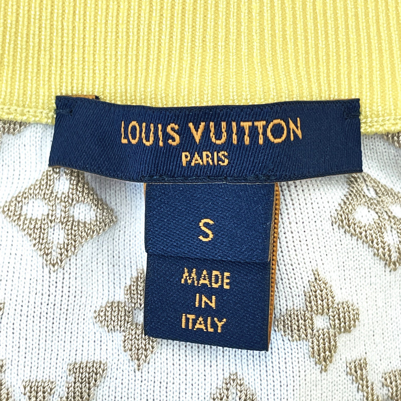 LOUIS VUITTON skirt 1A9XPF pastel monogram knit knit tube silk