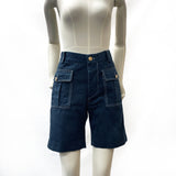 LOUIS VUITTON Pants Shorts cotton Navy mens Used