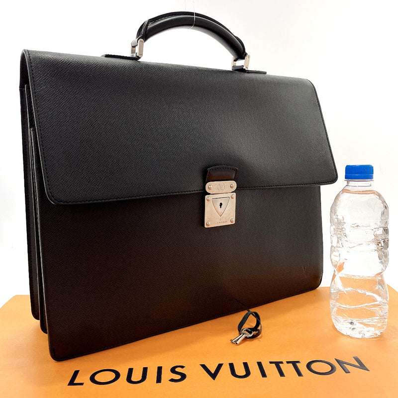 LOUIS VUITTON Business bag M31032 Robusto 3 Taiga Black Black mens