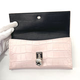 Alexander McQueen purse 275330 Skull Double Sided leather pink Women Used
