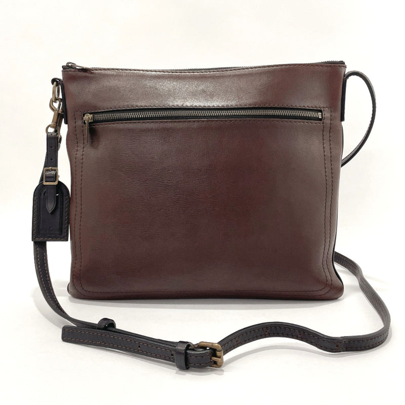 LOUIS VUITTON Shoulder Bag M92073 Sac Plat leather/Utah Brown Brown me –
