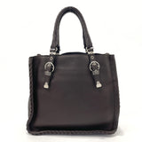 BOTTEGAVENETA Tote Bag 162466 Intrecciato leather Dark brown Women Used