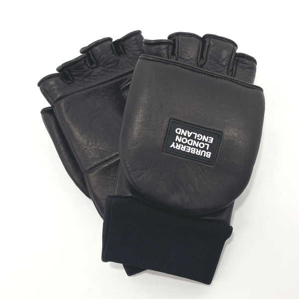 BURBERRY gloves 8024763 3in1 glove lambskin Black unisex Used