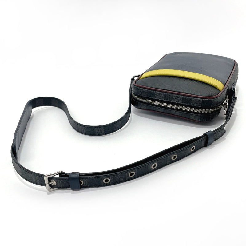 Louis Vuitton Danube Handbag Epi Damier Graphite Slim NEW w Box