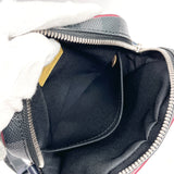 LOUIS VUITTON Shoulder Bag M55100 Danube Slim Epi Leather/Damier Grafitto Canvas Navy Navy mens Used