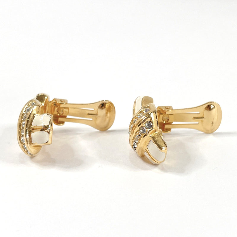 Christian Dior Earring metal/Rhinestone gold gold Women Used
