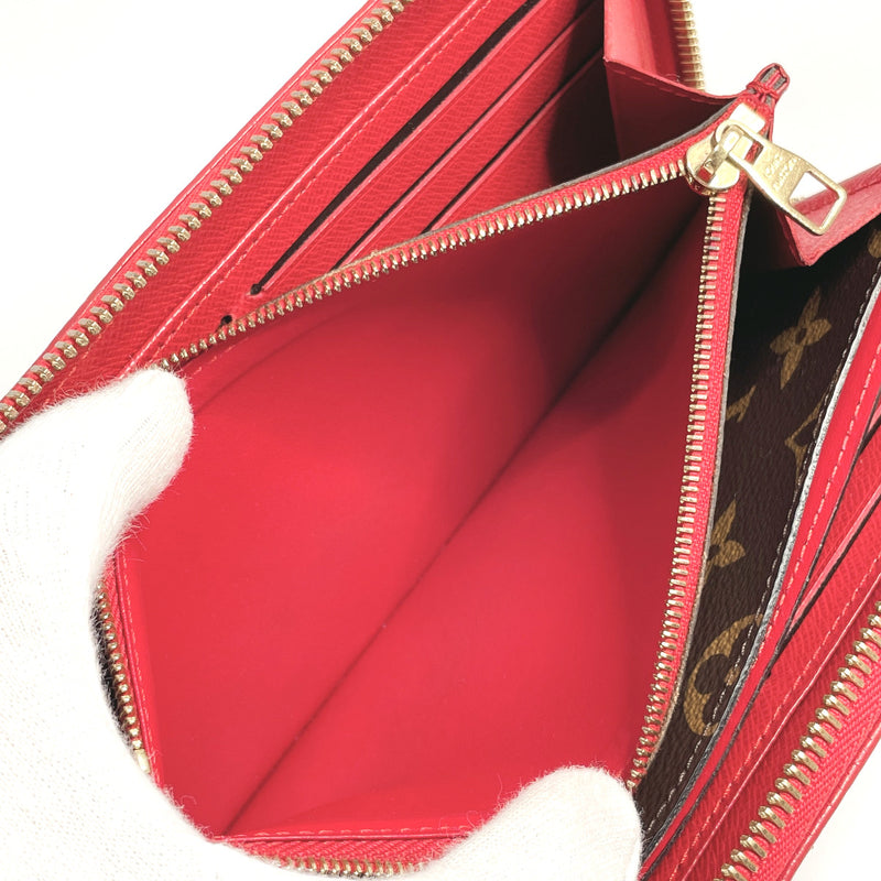 Louis Vuitton Retiro Monogram Zippy Wallet Brown,Red